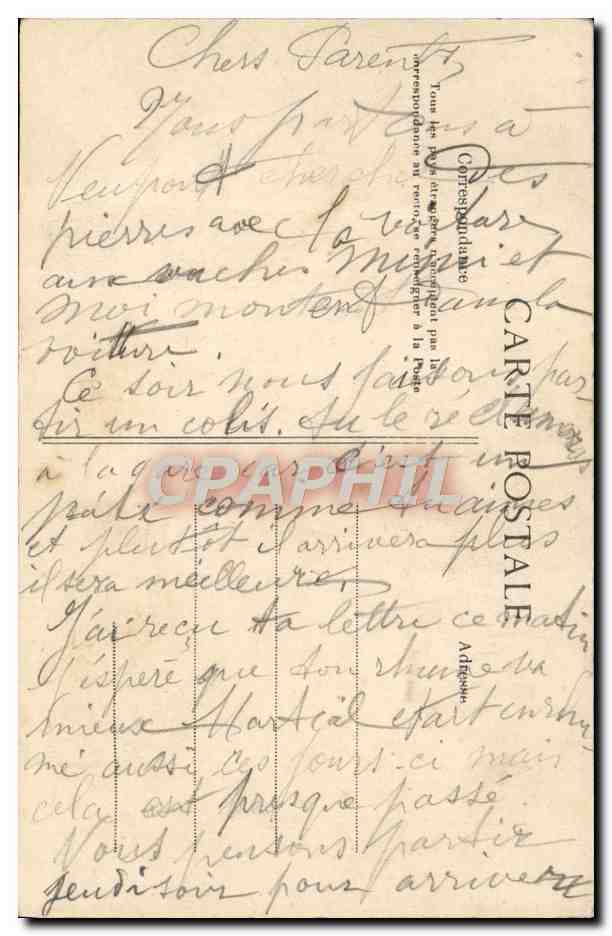CPA Fantaisie Femme Les chansons du Querc Chasse Chasseur Fileuse — Rückseite