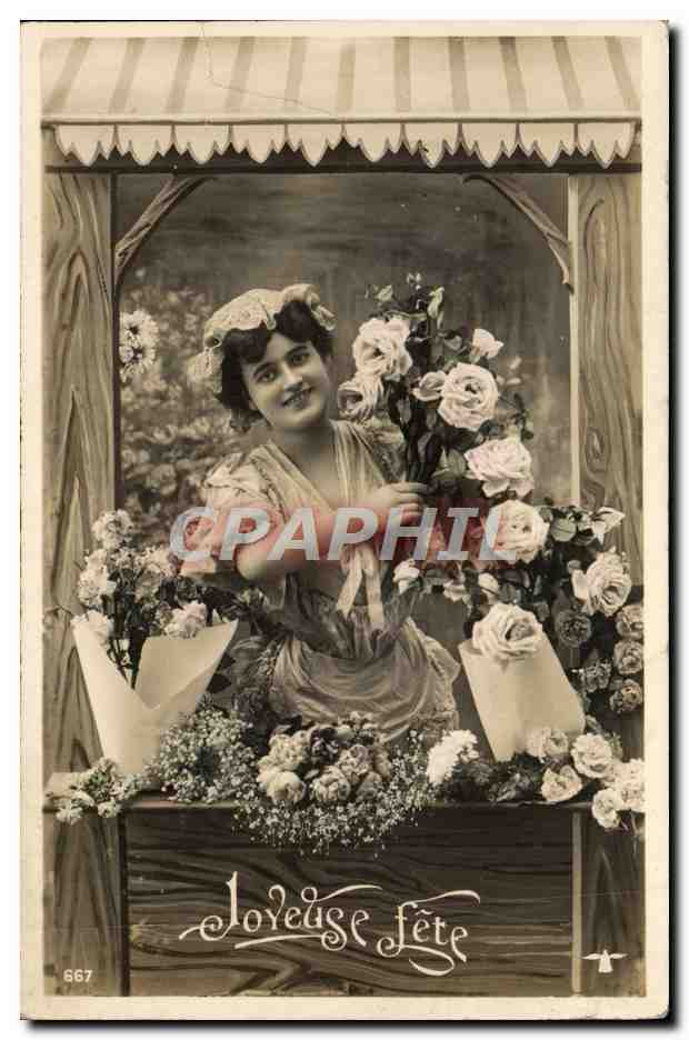 CPA Fantaisie Femme