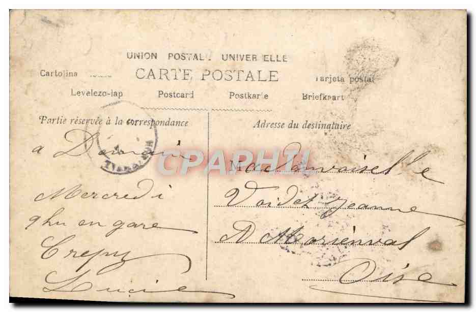 CPA Fantaisie Enfant Oeufs Paques  — Rückseite