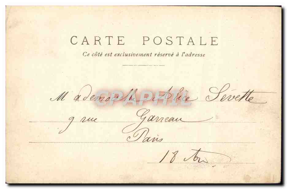 Femme avec mandoline — poème sur un chêne — éditeur non visible — Verso