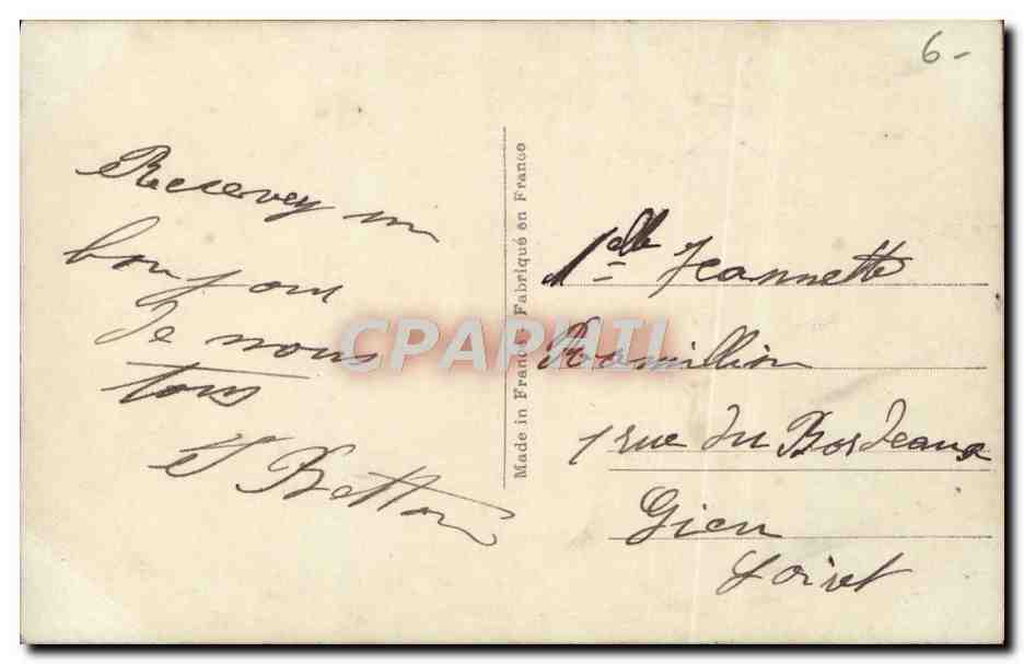 CPA Fantaisie Femme oeufs Paques — Rückseite