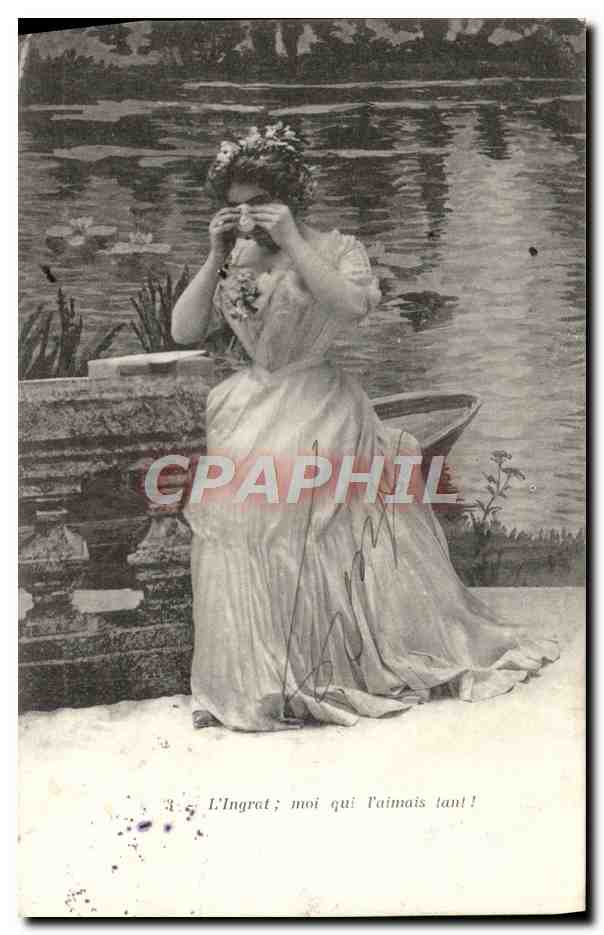 CPA Fantaisie Femme