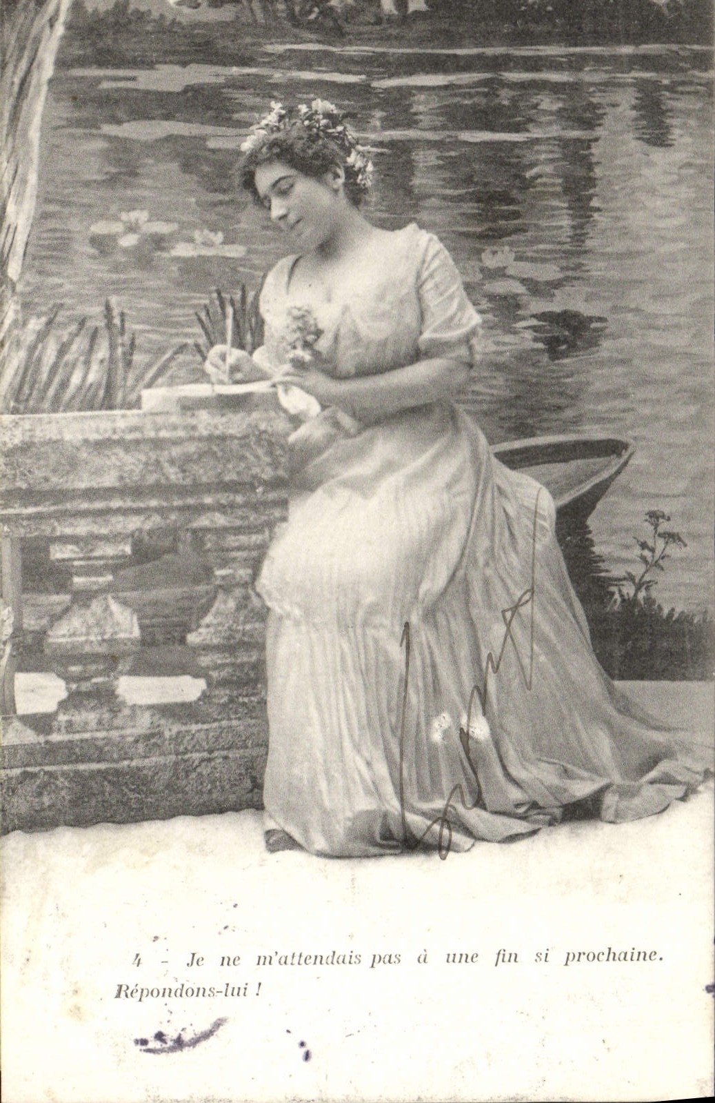 CPA Fantaisie Femme