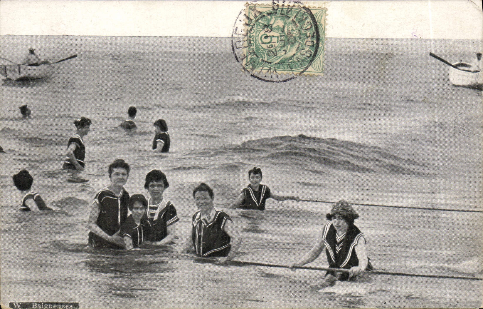 CPA Fantaisie Baigneuses 