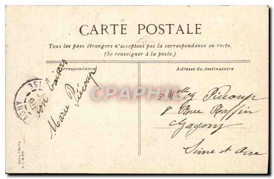 CPA Fantaisie Baigneuses  — Rückseite