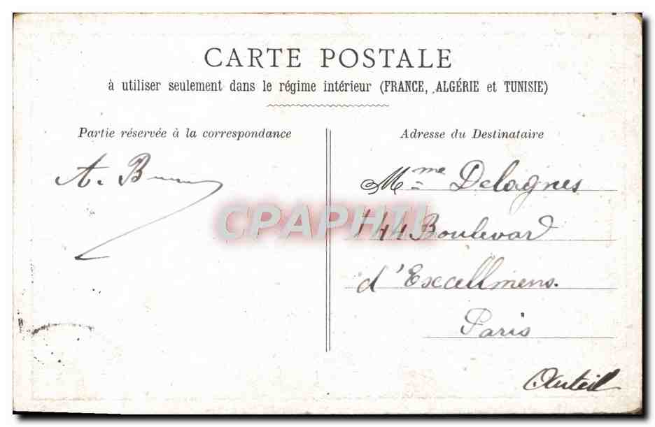 CPA Si Viellesse Pouvait Femme — Rückseite
