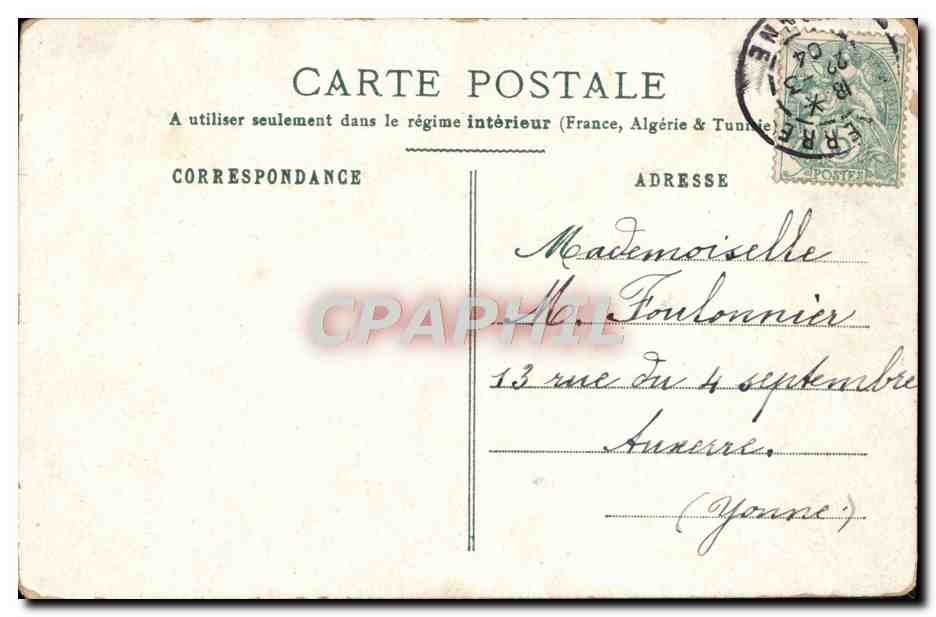 CPA Myosotis Ne m'oubliez pas Rose Jaune Infidelite Fleurs  — Verso