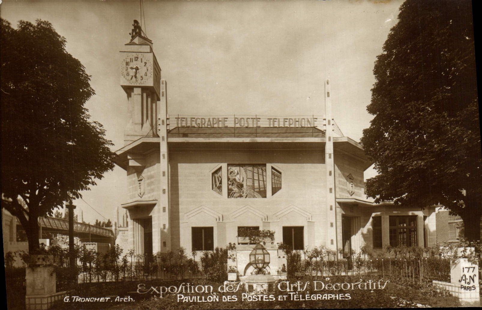 CPA Exposition des Arts Decoratifs Pavillon Des Postes Et Telegraphes