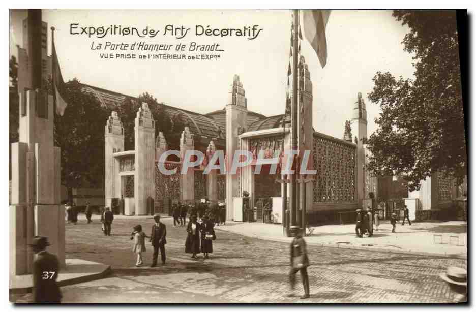 CPA Exposition des Arts Decoratifs La Porte d'Honneur de Brandt 
