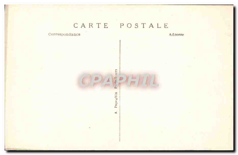 CPA Exposition Internationale Des Arts Decoratifs Paris Peniches Paul Poiret — Rückseite