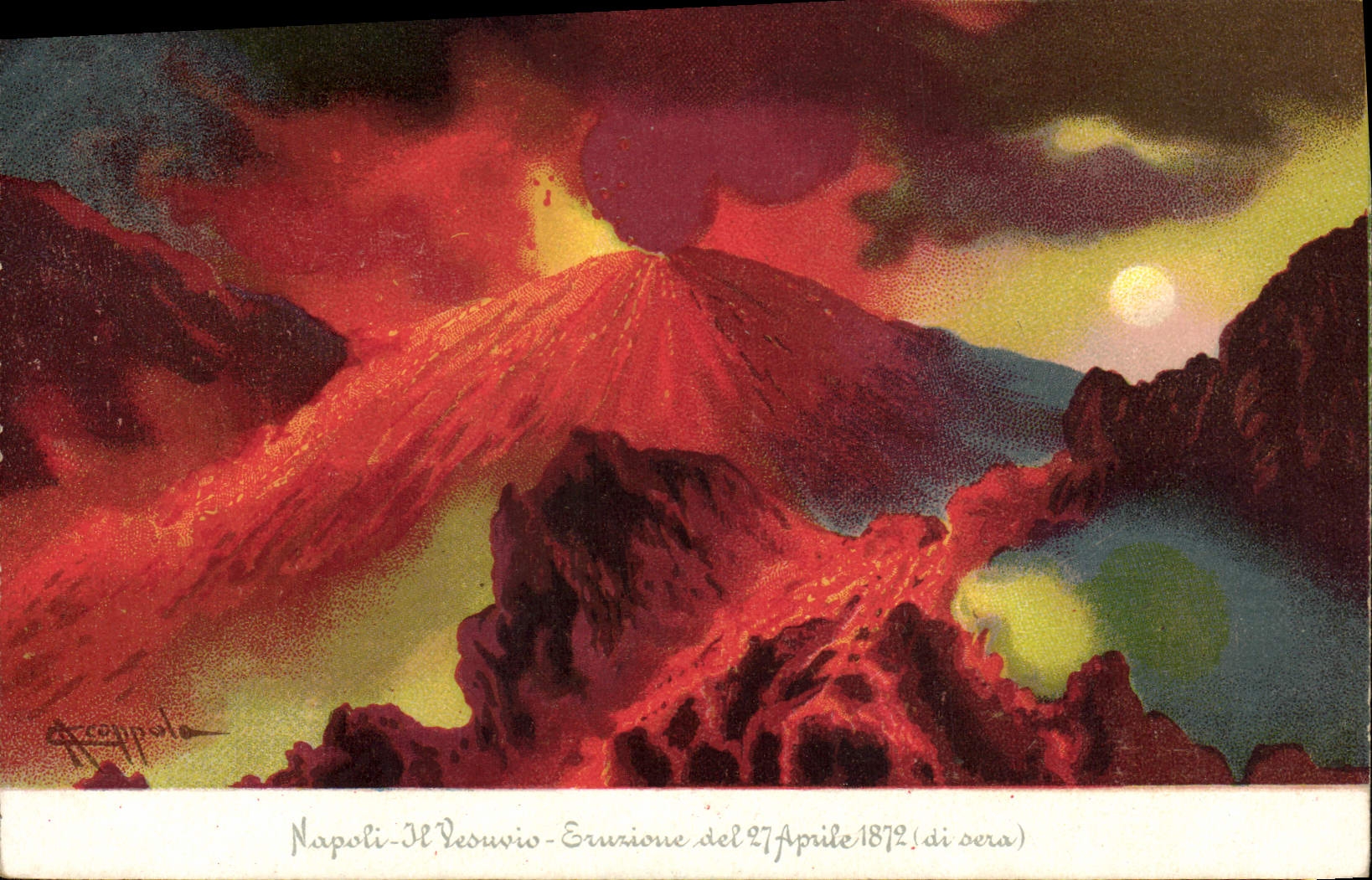 CPA Napoli il Vesuvio 