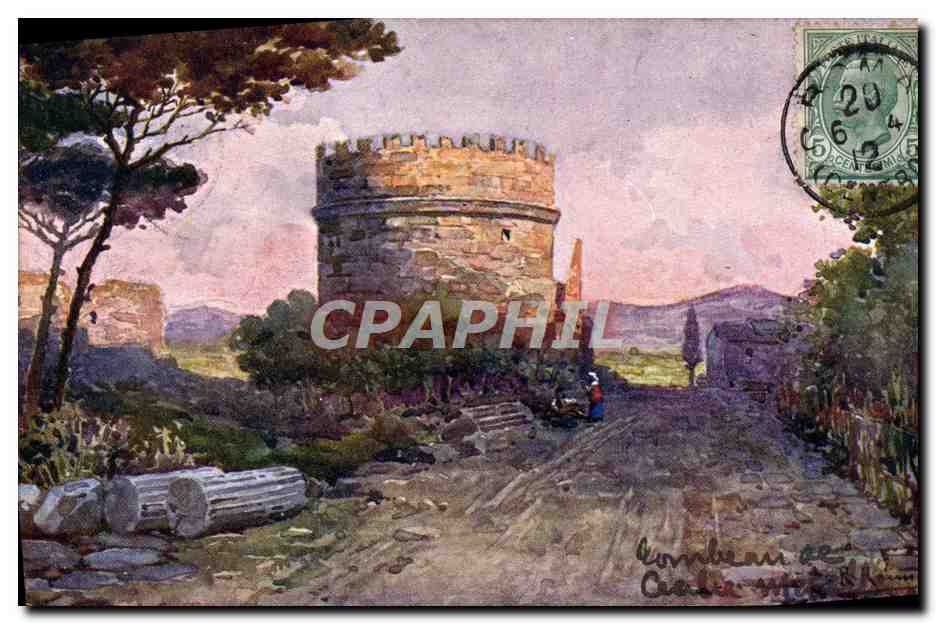 CPA Roma Via Appia Tomba Di Cecilia Metella