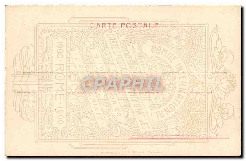 CPA Roma Martirio Di S Alessandro Loverini — Rückseite