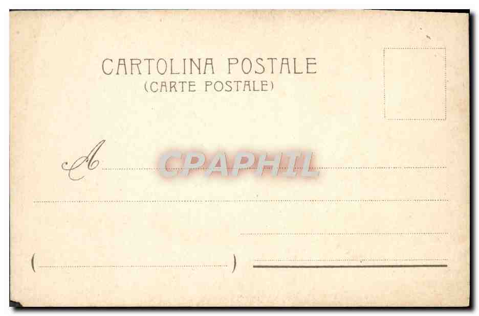 CPA Napoli il vesuvio — Verso