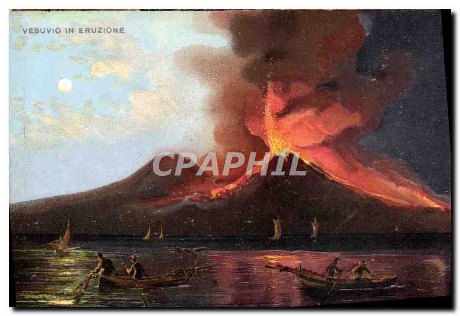CPA Vesuvio in Eruzione
