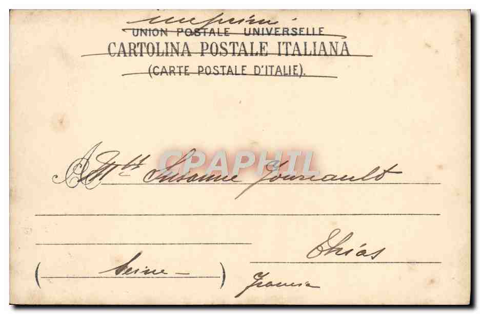 CPA Roma S Pietro — Rückseite