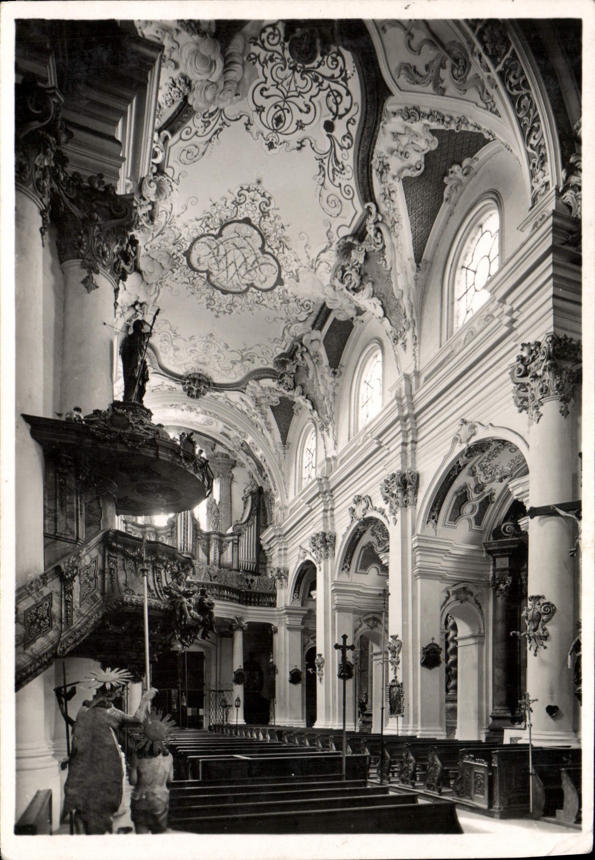 CPA Rohr Kath Pfarrkirche Chemal Augustinerchorhorrenstift Orgue
