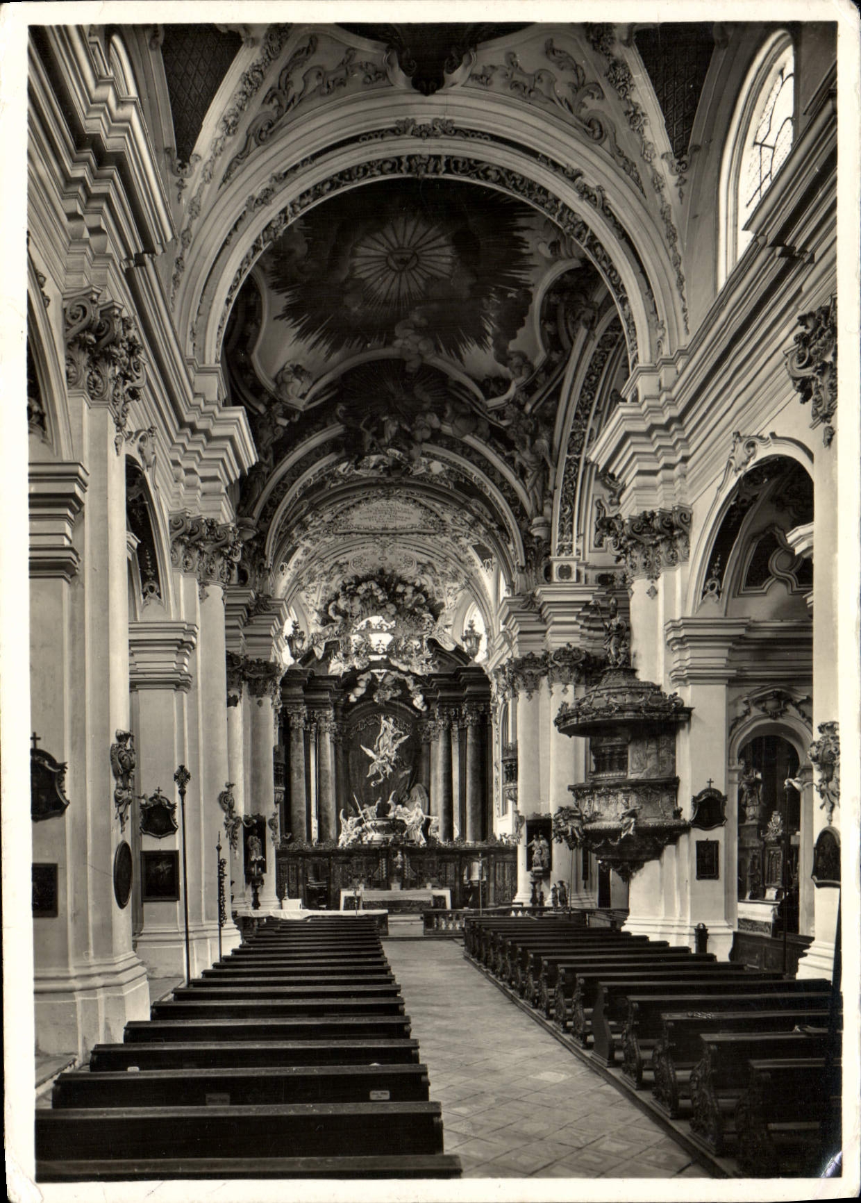 CPA Rohr Kath Pfarrkirche Chemal Augustinerchorhorrenstift