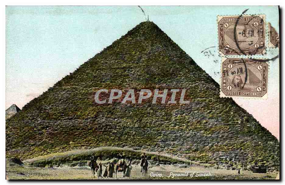 CPA Cairo Pyramid Of Guizeh