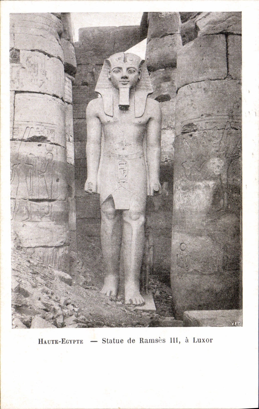 Haute-Égypte — Statue de Ramsès III, à Luxor — YED.