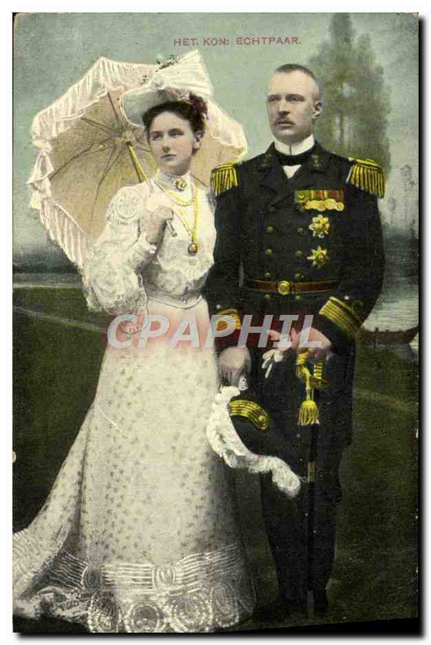 Le couple royal — HET KON: ECHTTPAAR — J. H. Schaafder, n° 209 - Recto