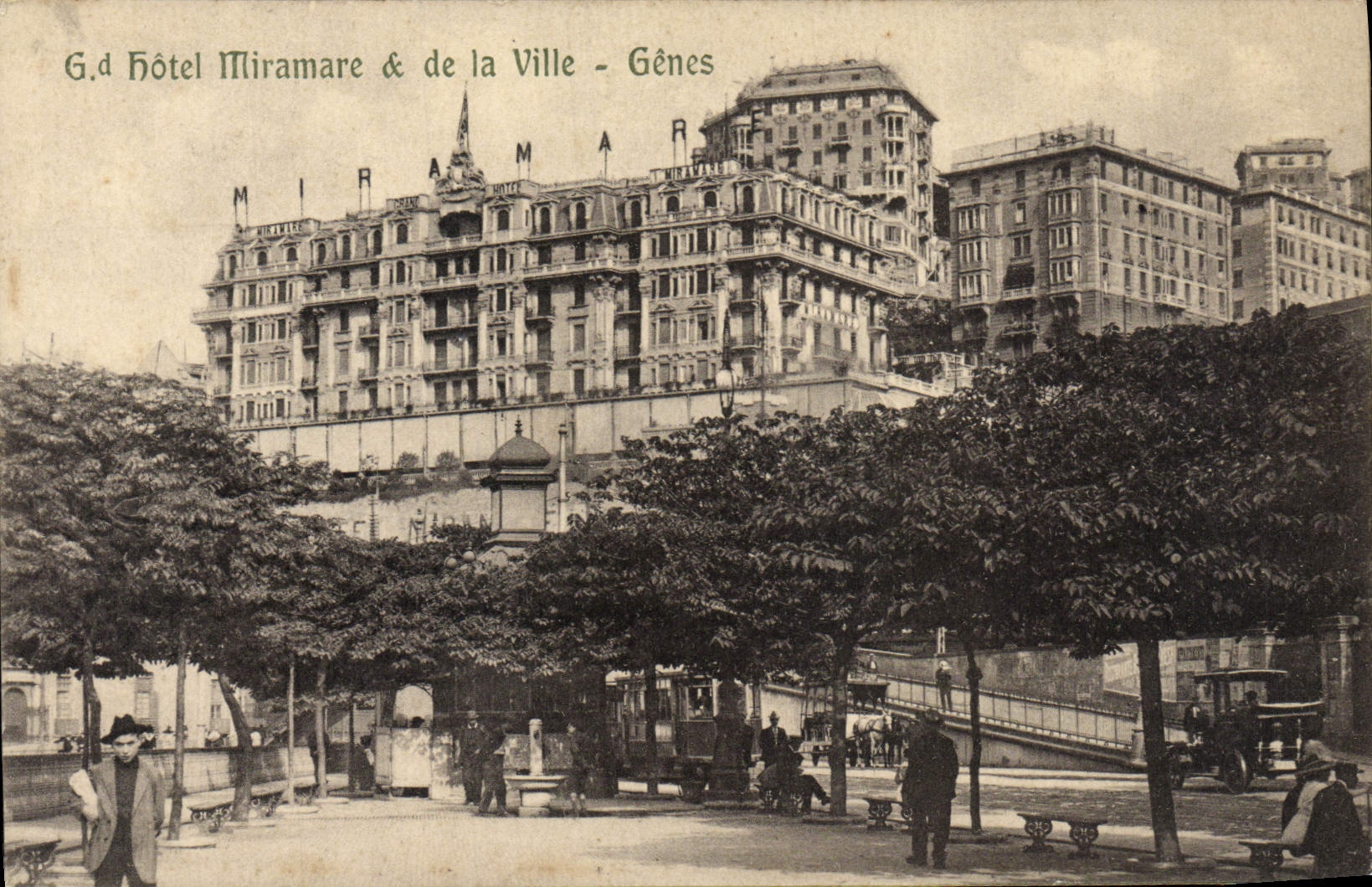 CPA Hotel Miramare de La Ville Genes