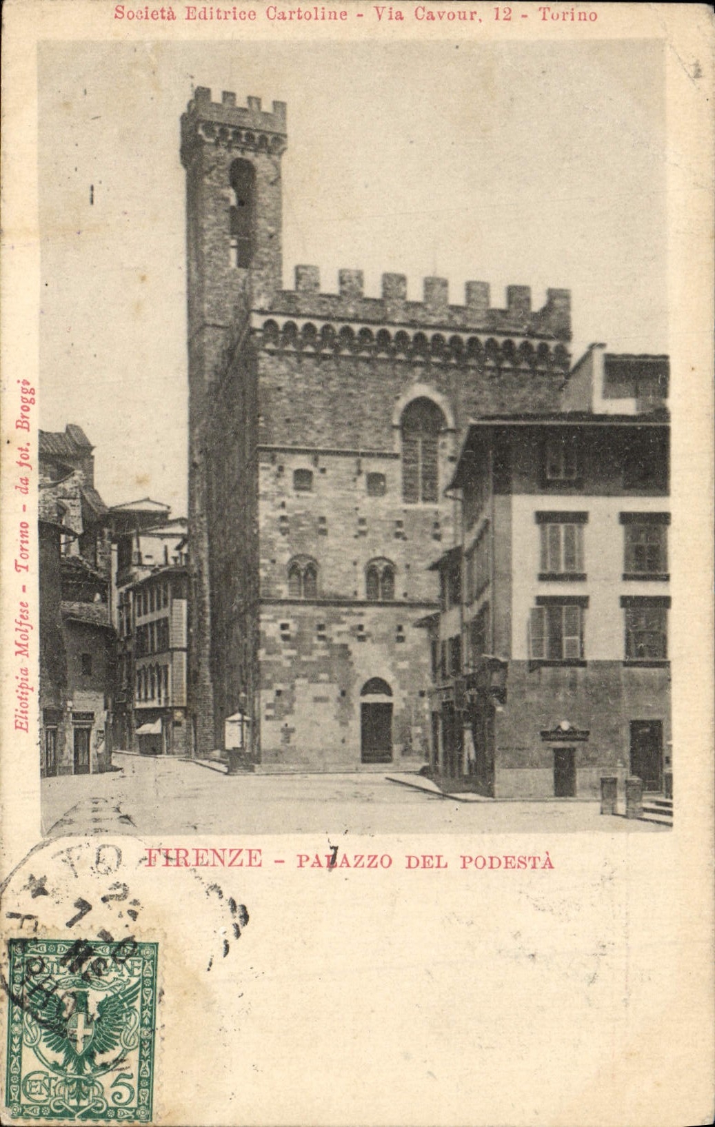 CPA Firenze palazzo del Podesta