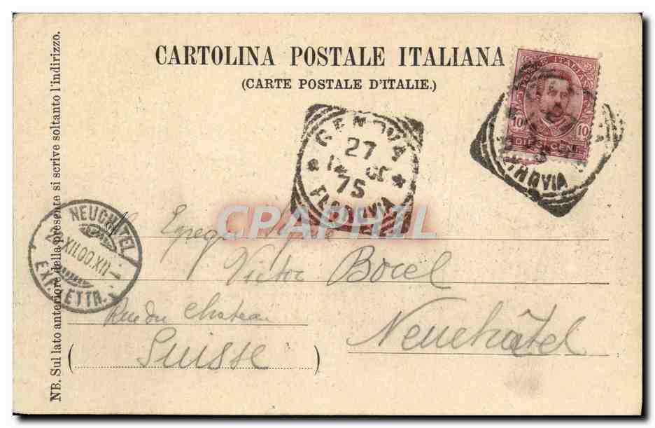 CPA Ricordo Di Milano — Verso