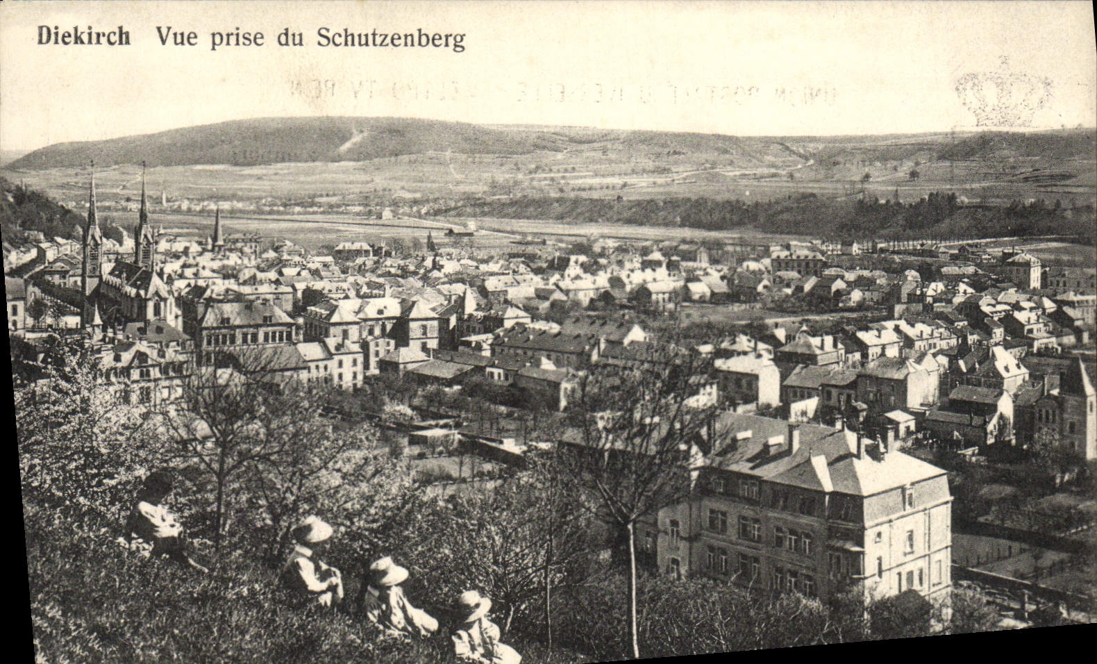CPA Diekirch Vue Prise du Schutzenberg