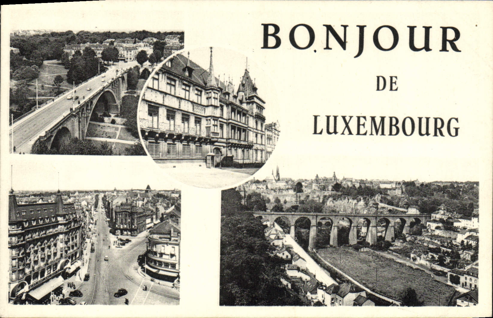 CPA Luxembourg Bonjour 