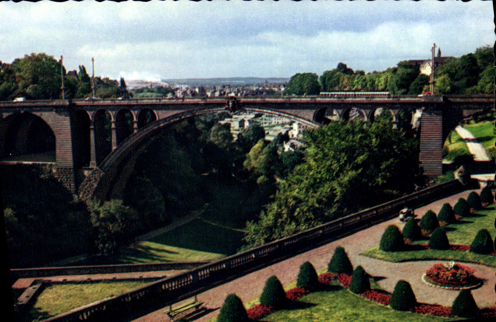 CPA Luxembourg Pont Adolphe