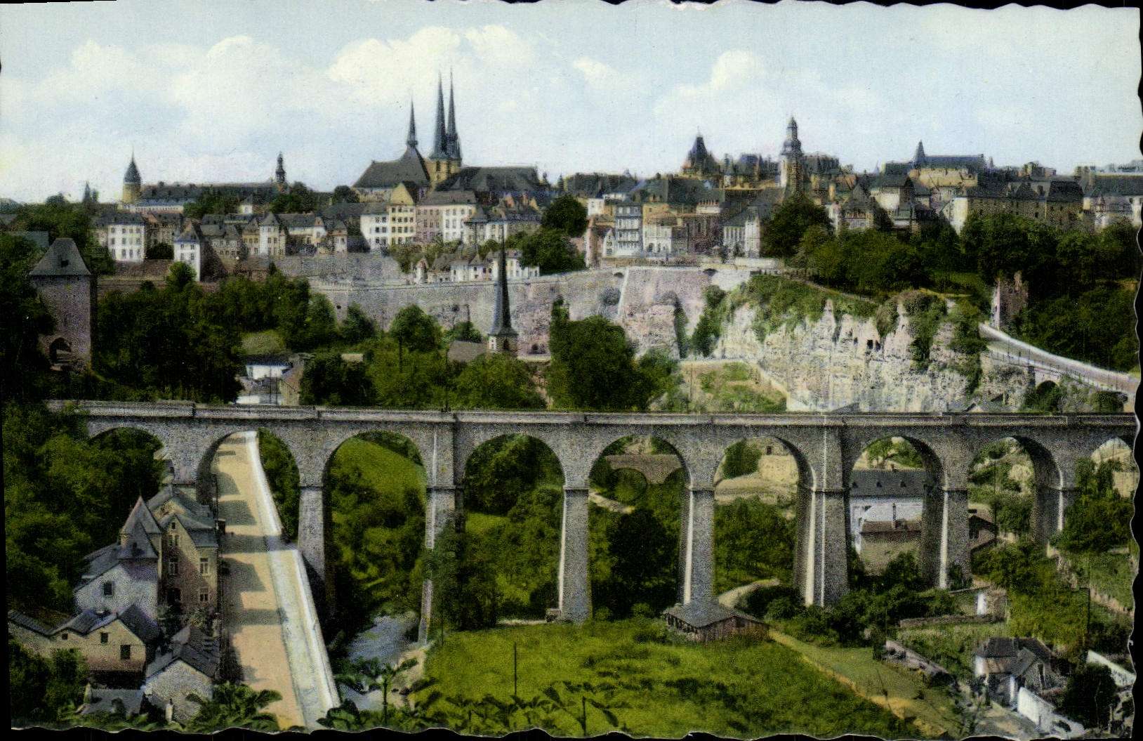 CPA Luxembourg Vue Generale