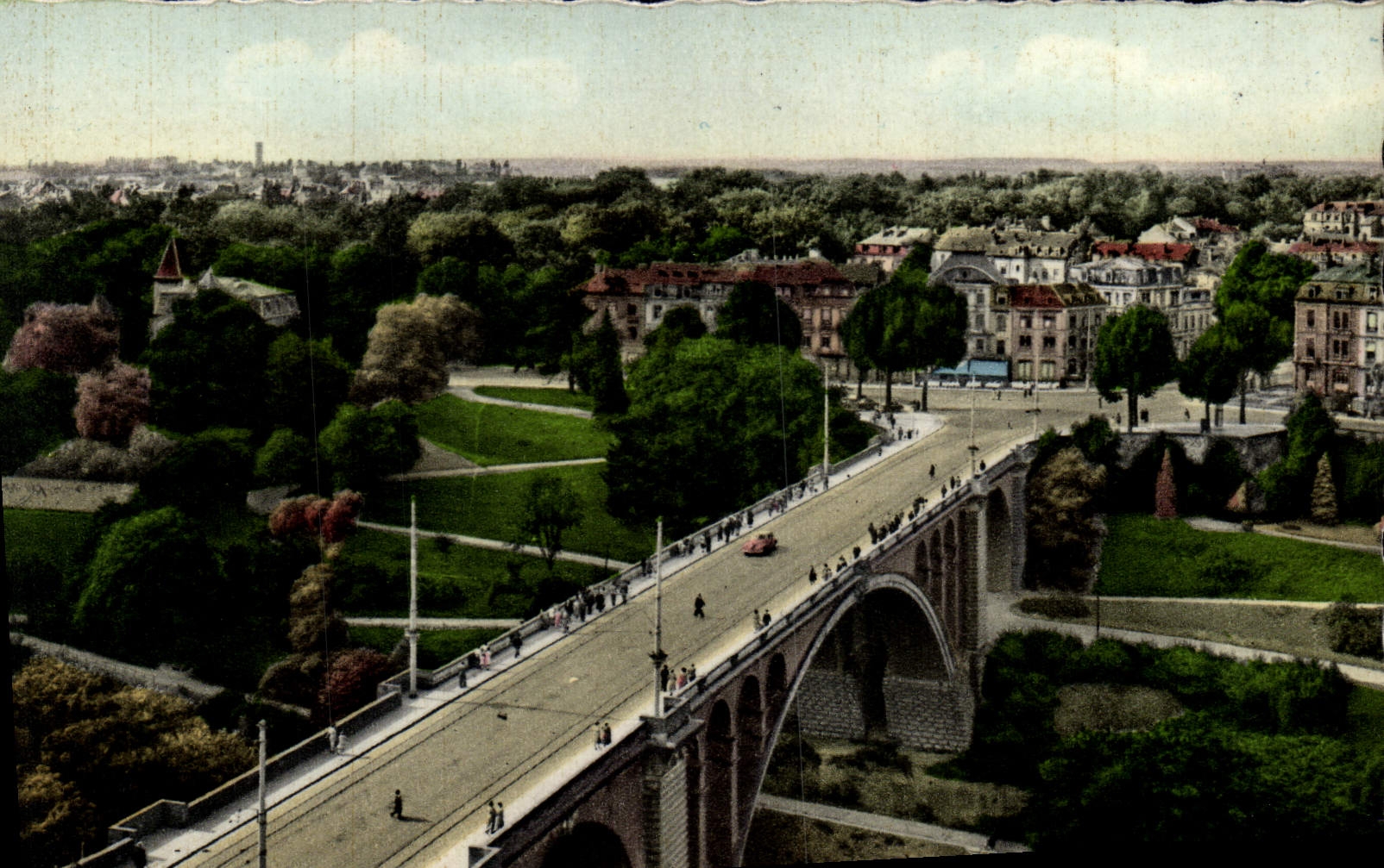 CPA Luxembourg Pont Adolphe