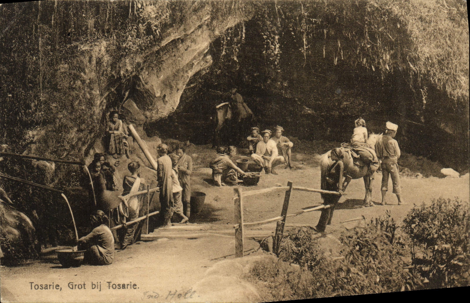 Tosarie, Grot bij Tosarie — Ind Holl — J.M. Cha. Nijlheer, Soerabaja