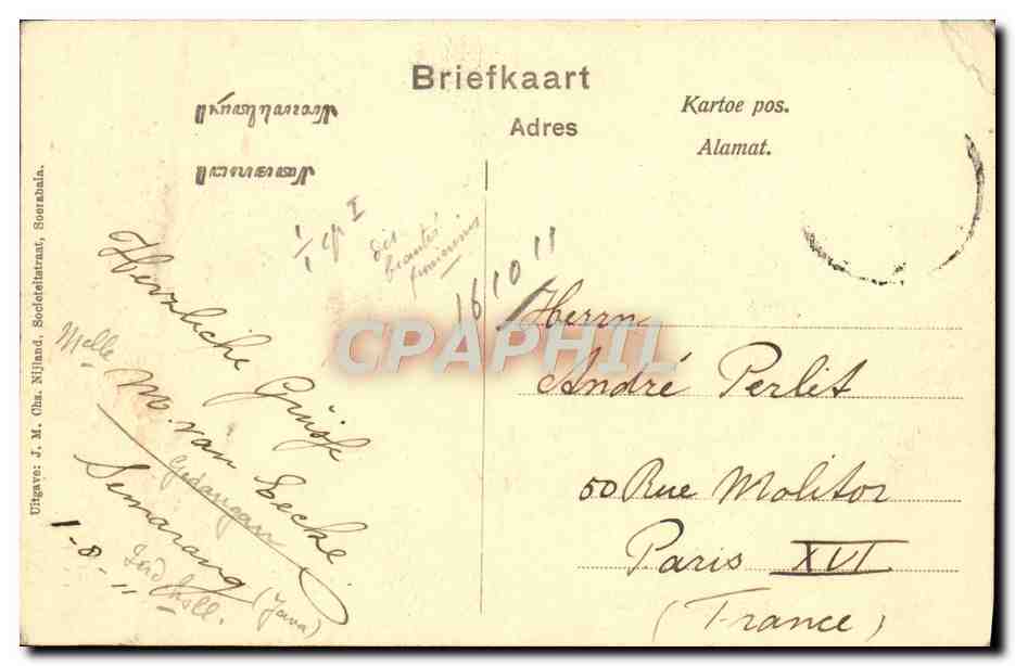 Tosarie, Grot bij Tosarie — Ind Holl — J.M. Cha. Nijlheer, Soerabaja — Reverso