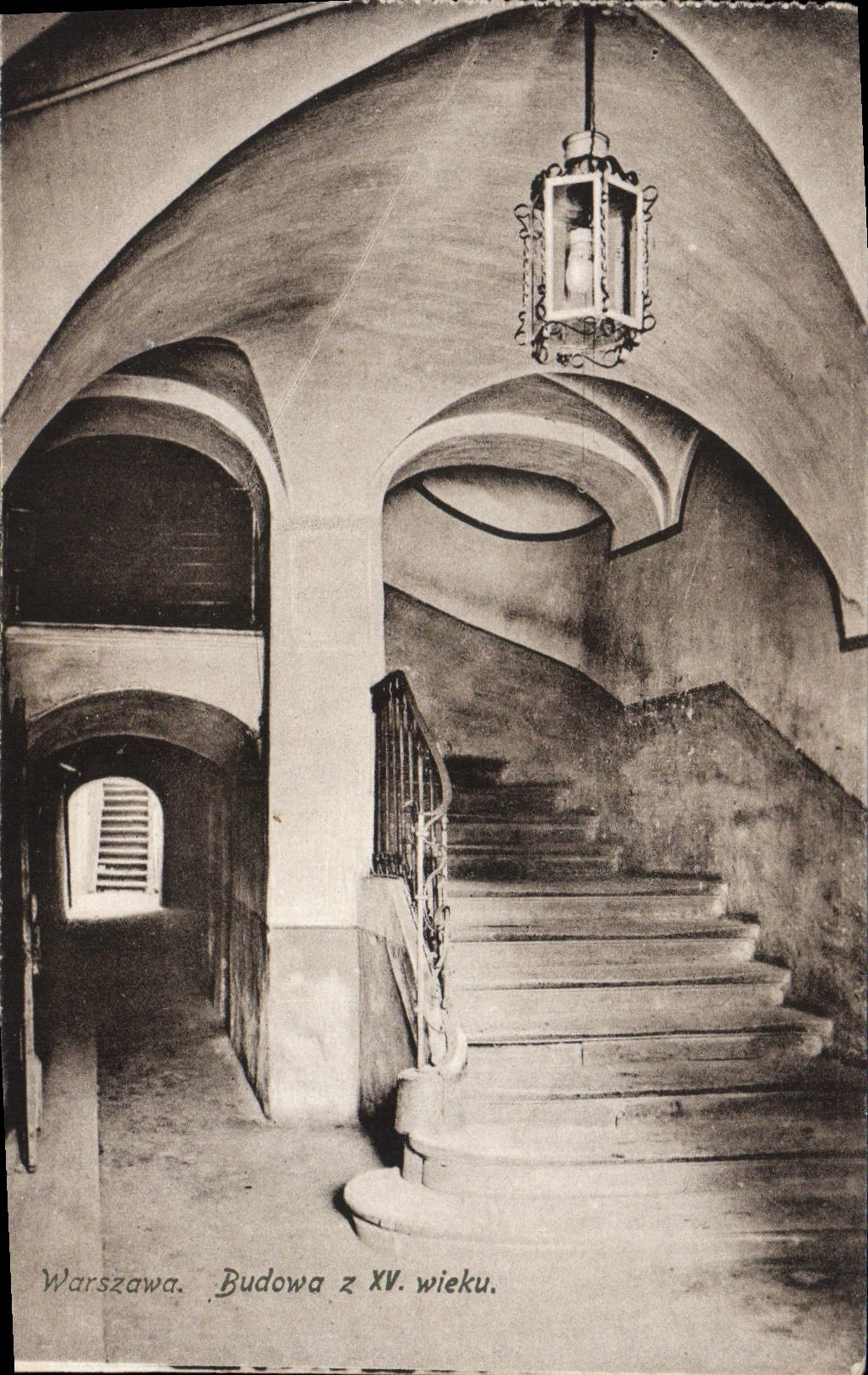 Warszawa — Intérieur d'une bâtisse du XVème siècle — W. Wojtyński, No. 59