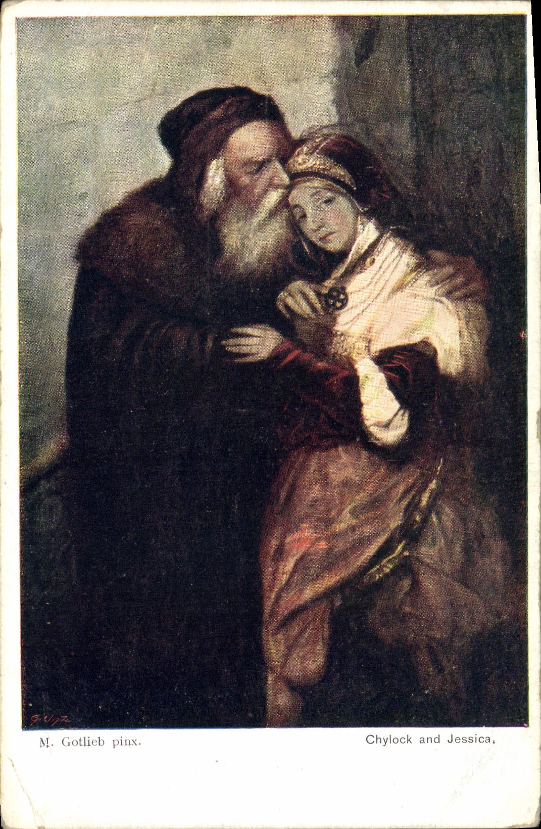 CPA Gotlieb Chylock and Jessica Juid Judaica Shakespeare Judaïca