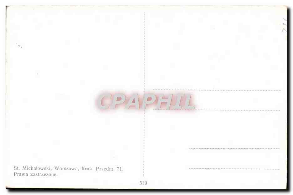 CPA Piotroswski Wesele Goralskie — Verso