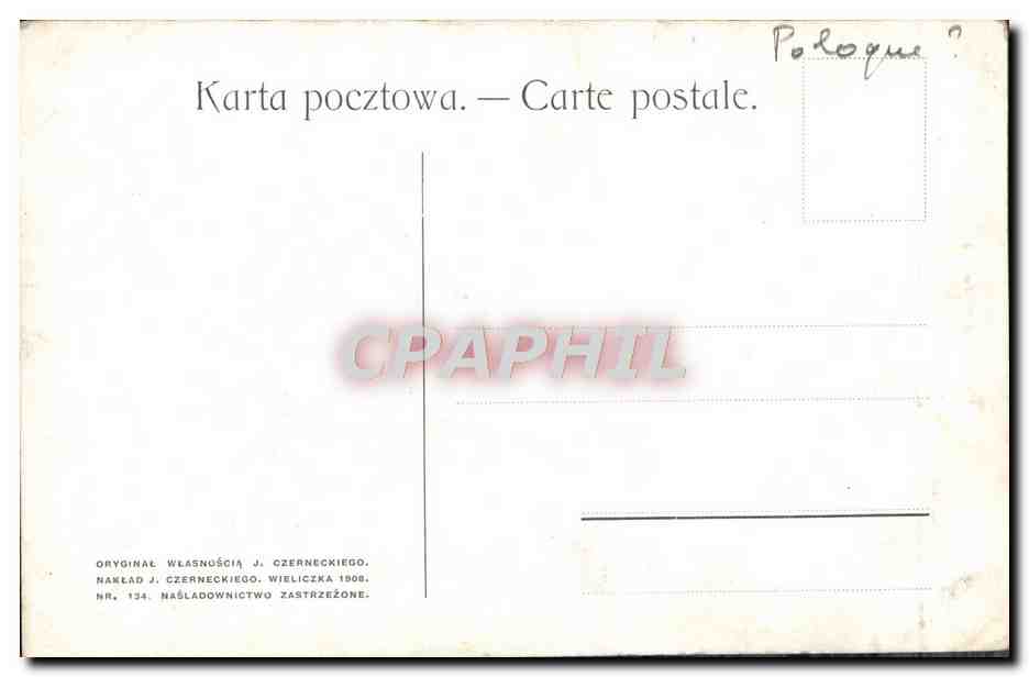 CPA Komora Michalowice Rychter — Verso