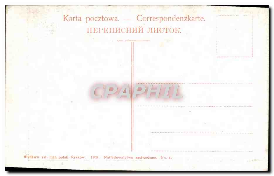 CPA Sichulski — Verso