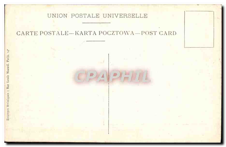 CPA Carte MAXIMUM Drapeau polonais Pologne Poland Polska Kozakiewics Aigle  — Rückseite