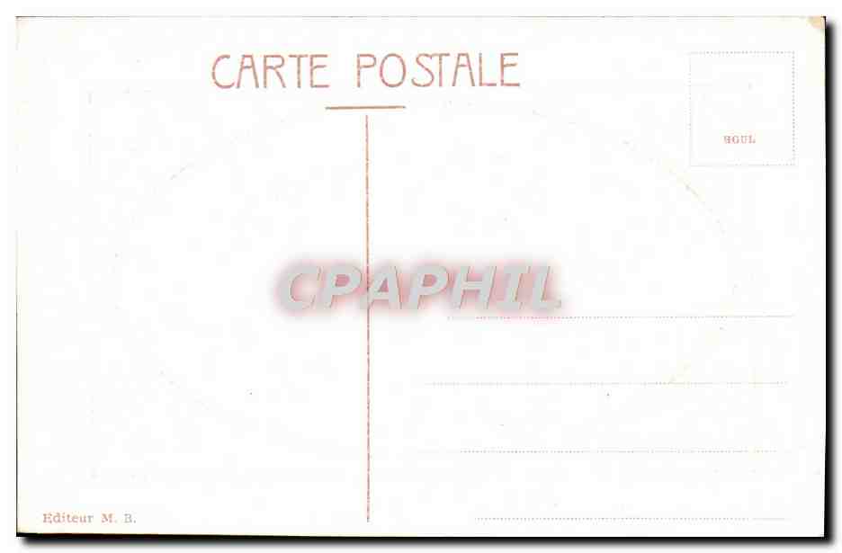 CPA Place du Pont Turquie Tramway Constantinople — Verso
