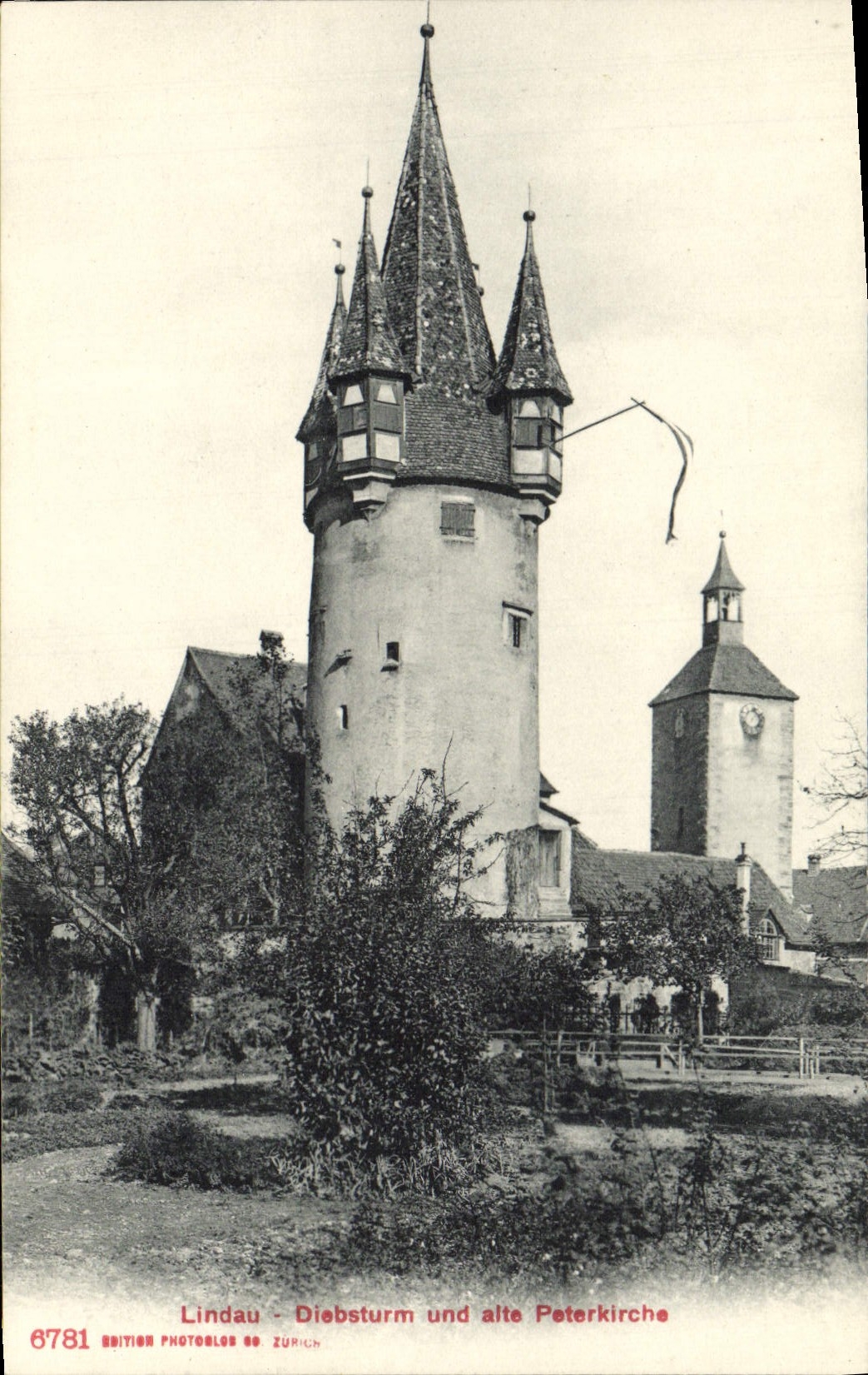 Lindau - Diebsturm und alte Peterkirche — Édition Photoblos, n° 6781