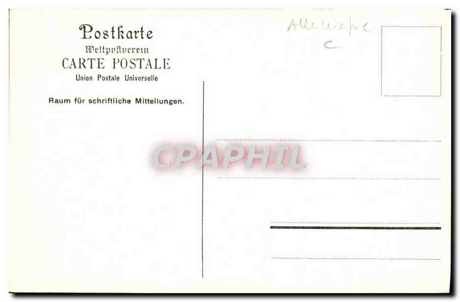 CPA Lindau Landtor — Rückseite