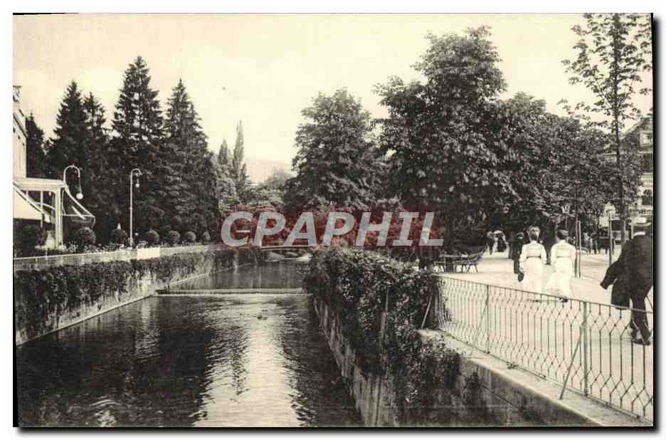 CPA Baden Baden Partie an der OOs Beim Englischen Hof