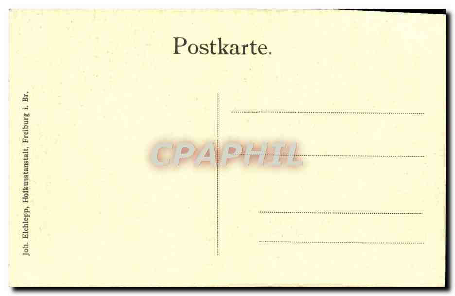 Kirchgang i Schwarzwalde — scène de village — Schwarzwald Jägler N°661 — Verso