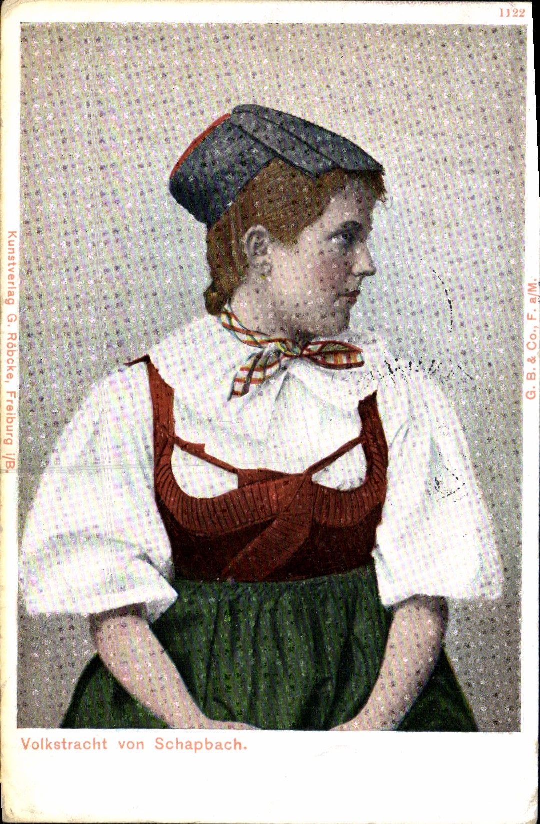 CPA Volkstracht Von Schapbach FEmme Folklore