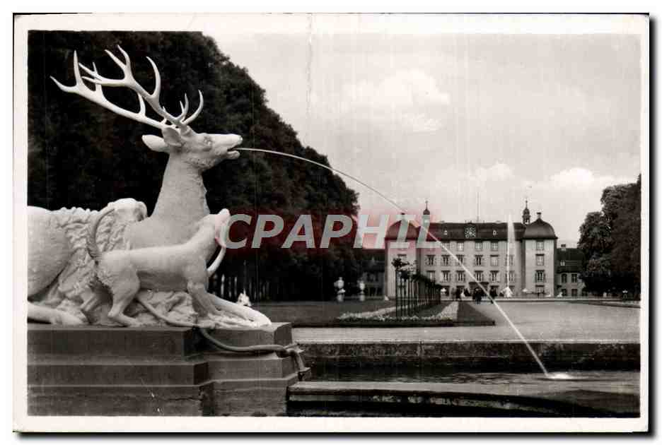 CPM Schwetzingen Deutschlands Schonster Schlossgarten Cerf chien
