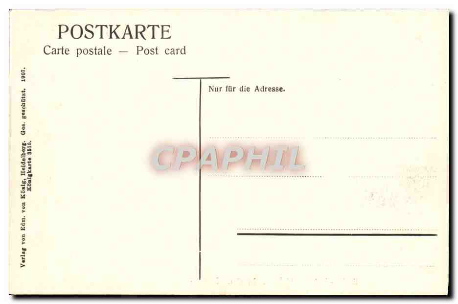 CPA Baden Baden Griech Ruman Kapelle — Verso