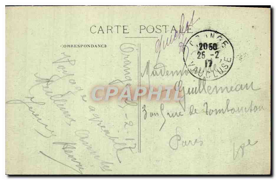 CPA Orange Interieur du Theatre Antique Gradins de face — Rückseite
